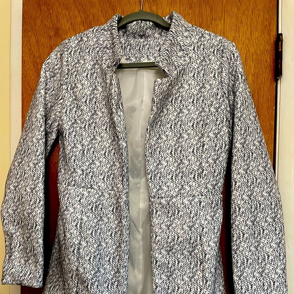 Black and white lined dress blazer. Never worn! - Picture 1 of 4
